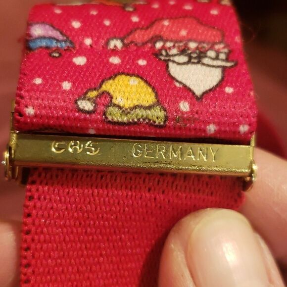 Ho! Ho! Ho! Red FESTIVE Santa Clause Winter Hats Suspenders - Picture 7 of 7